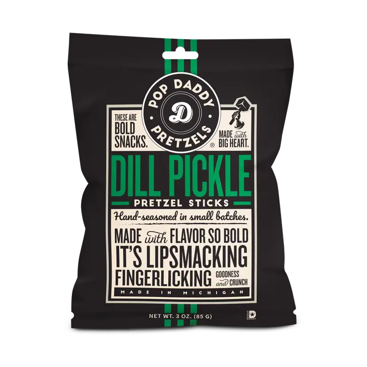 Seasoned Pretzels - 3oz - Dill Pickle