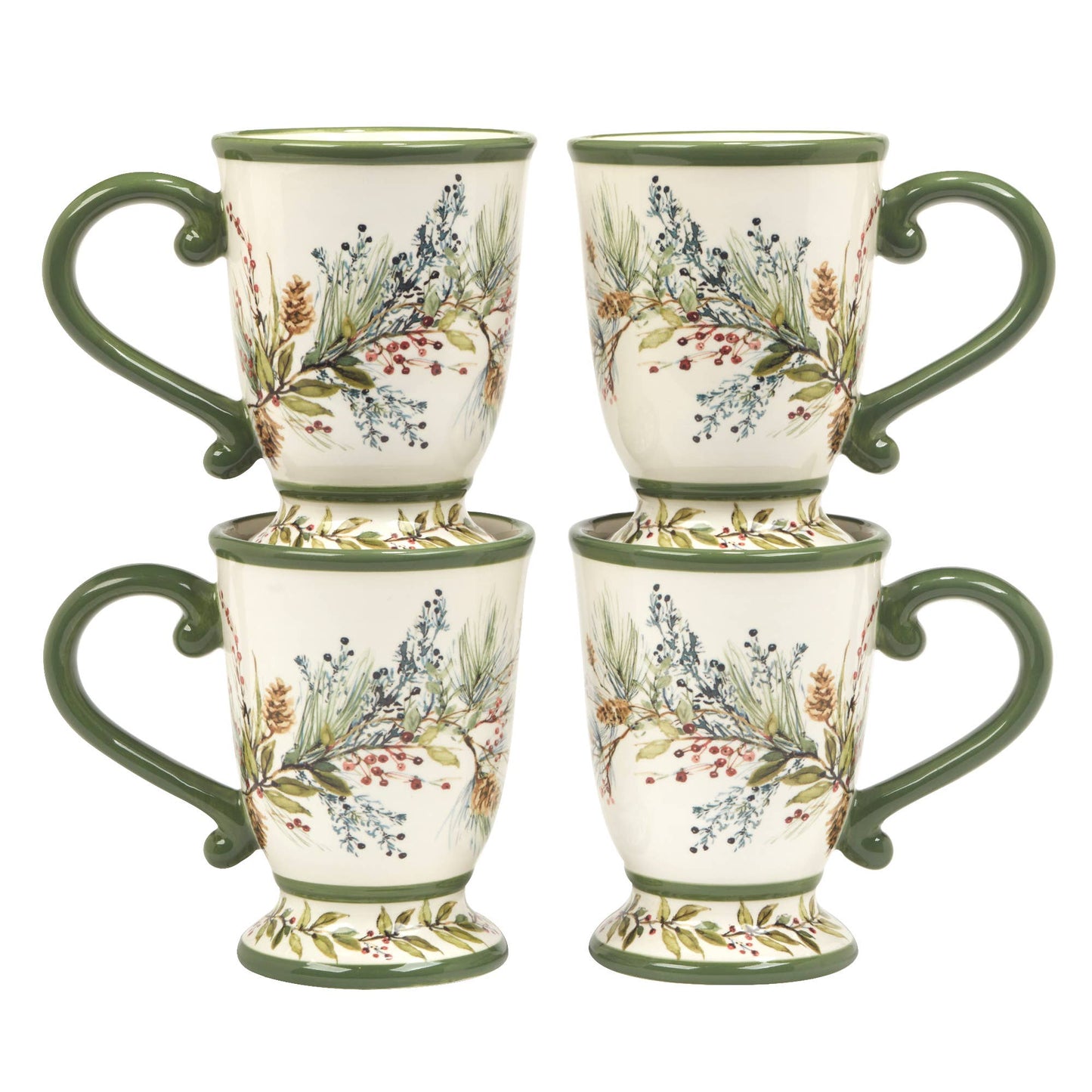 Winters Forest Christmas Ceramic Mug 16oz