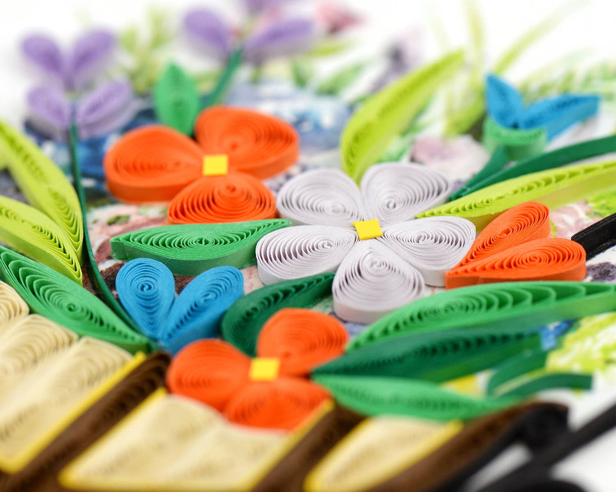 Quilling Card - Wheelbarrow