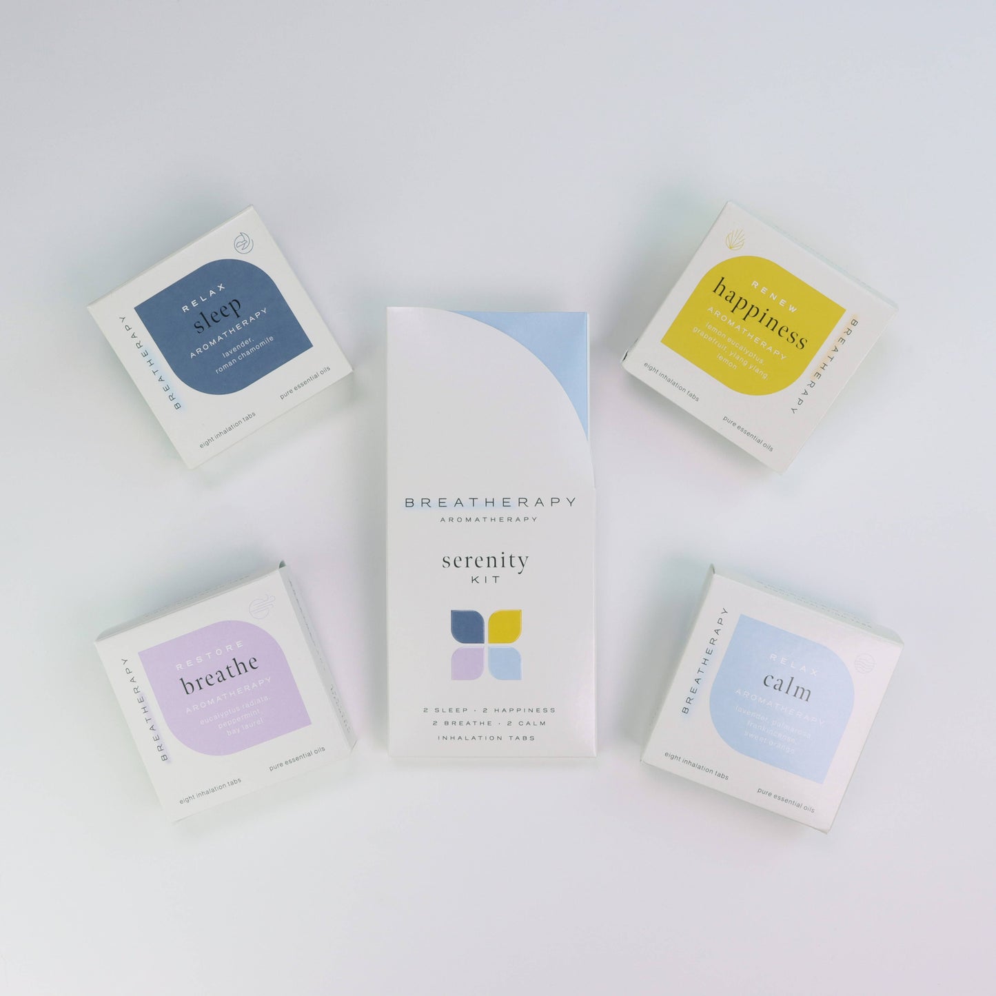 Breatherapy - SERENITY Sampler Kit Aromatherapy Inhaler Patches