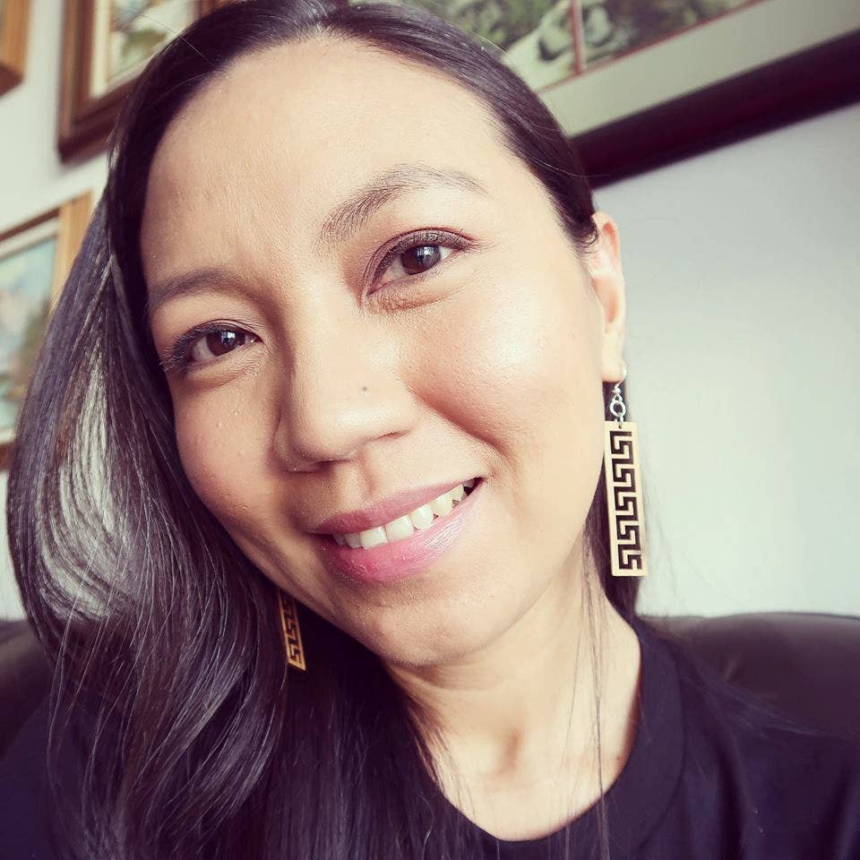 Greek Bamboo Earrings