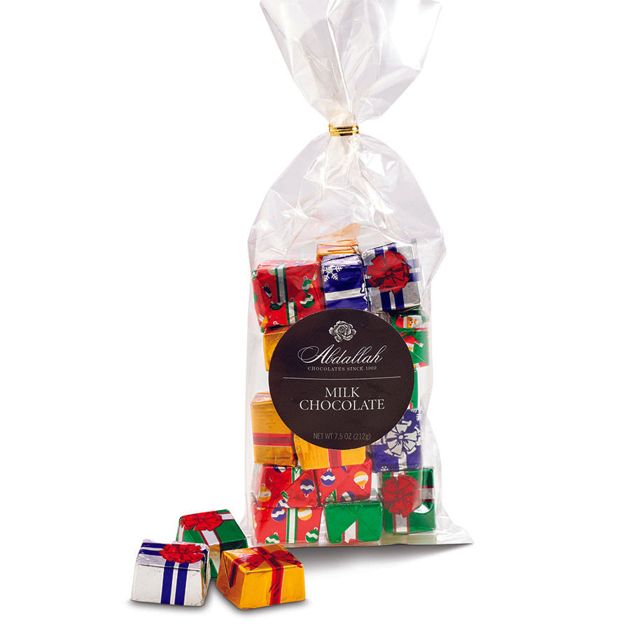 7oz Foiled Milk Chocolate Presents Bag