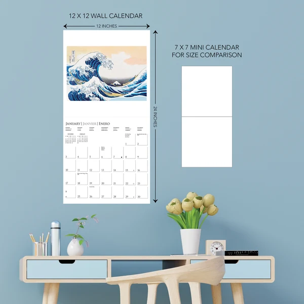 Japanese Art Collection Wall Calendar