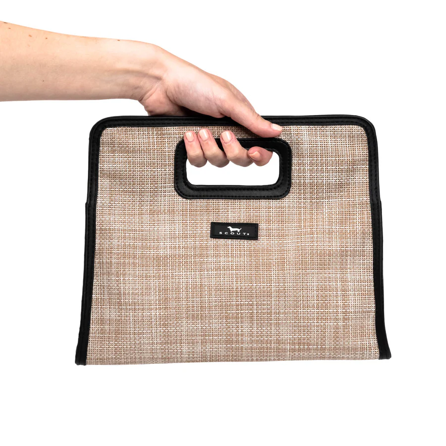 Sunset Clutch - Sand Woven
