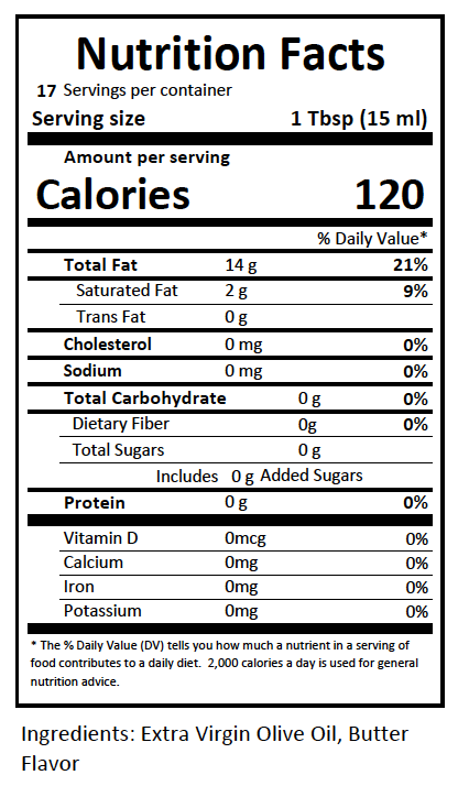 Butter Olive Oil 250ml