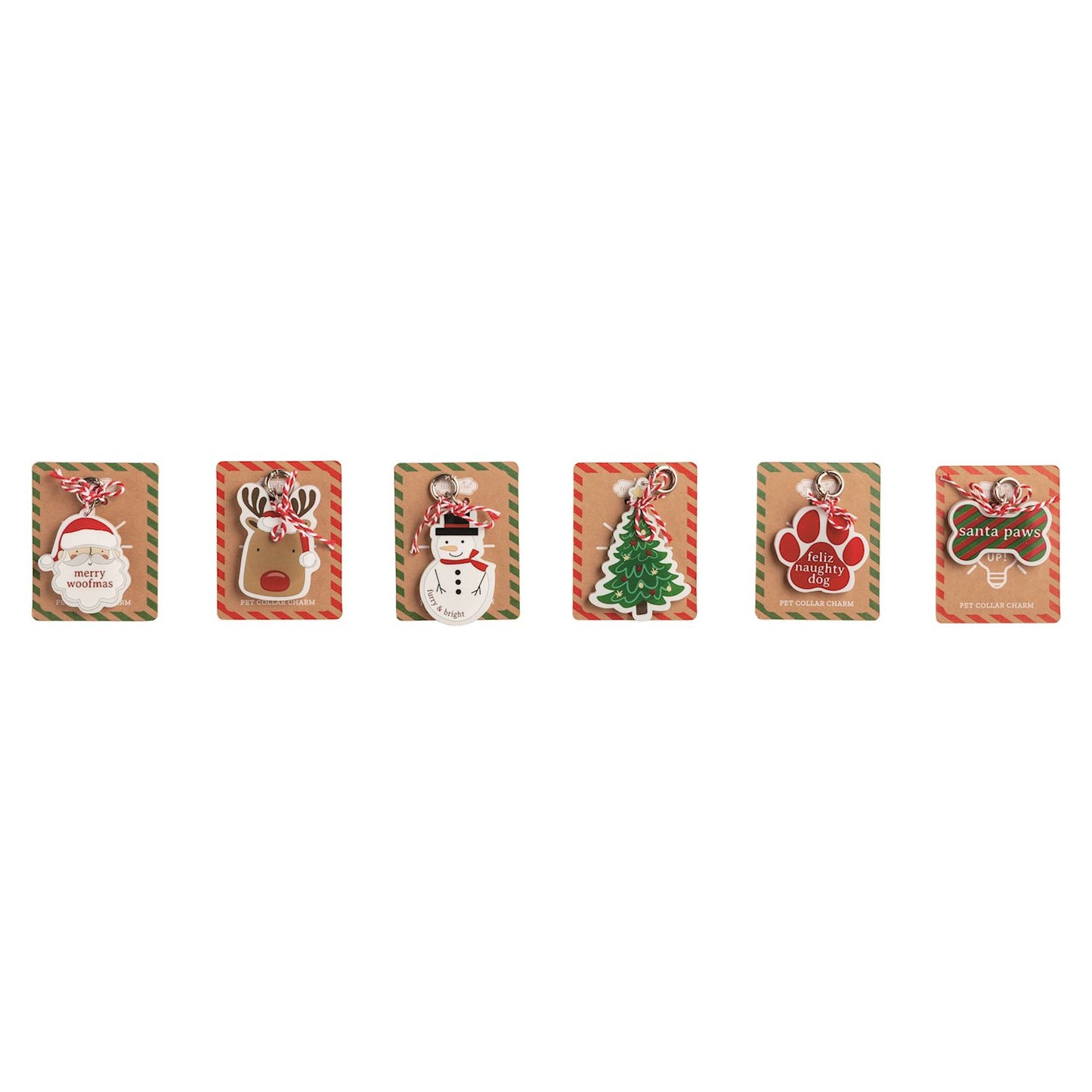 Acrylic LED Xmas Dog Charm - Assorted Styles