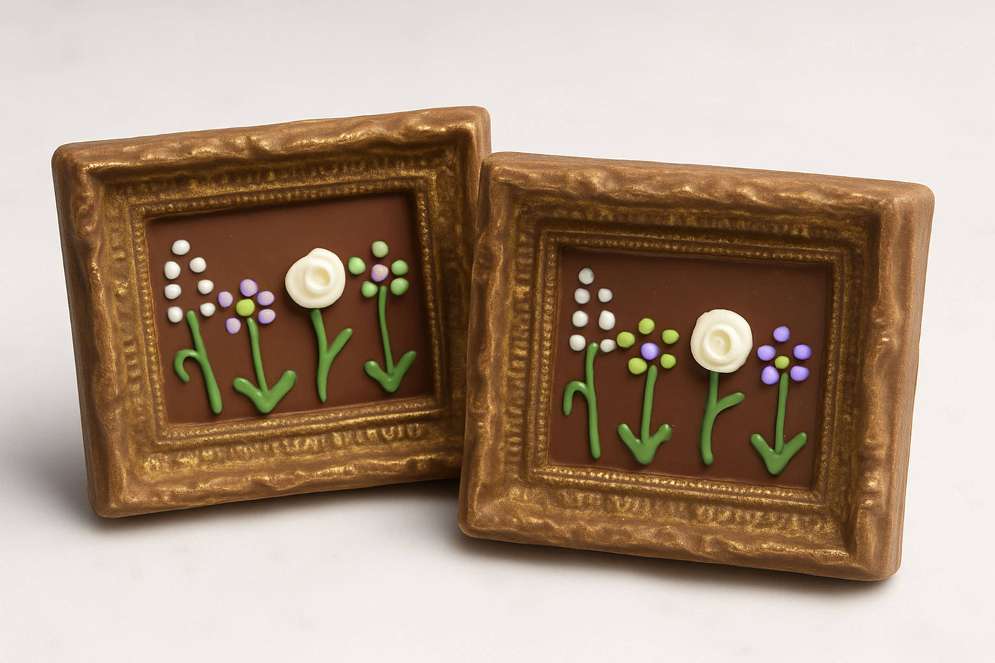 Sweet Shop USA - 1pc 2.25oz Milk Chocolate in Bloom Framed Art