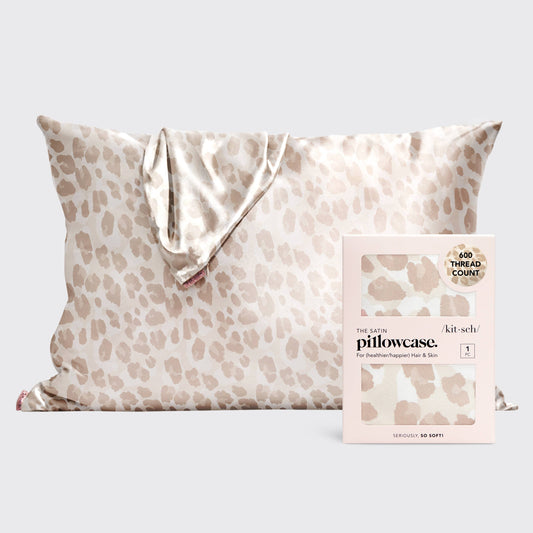 Satin Pillowcase  Leopard