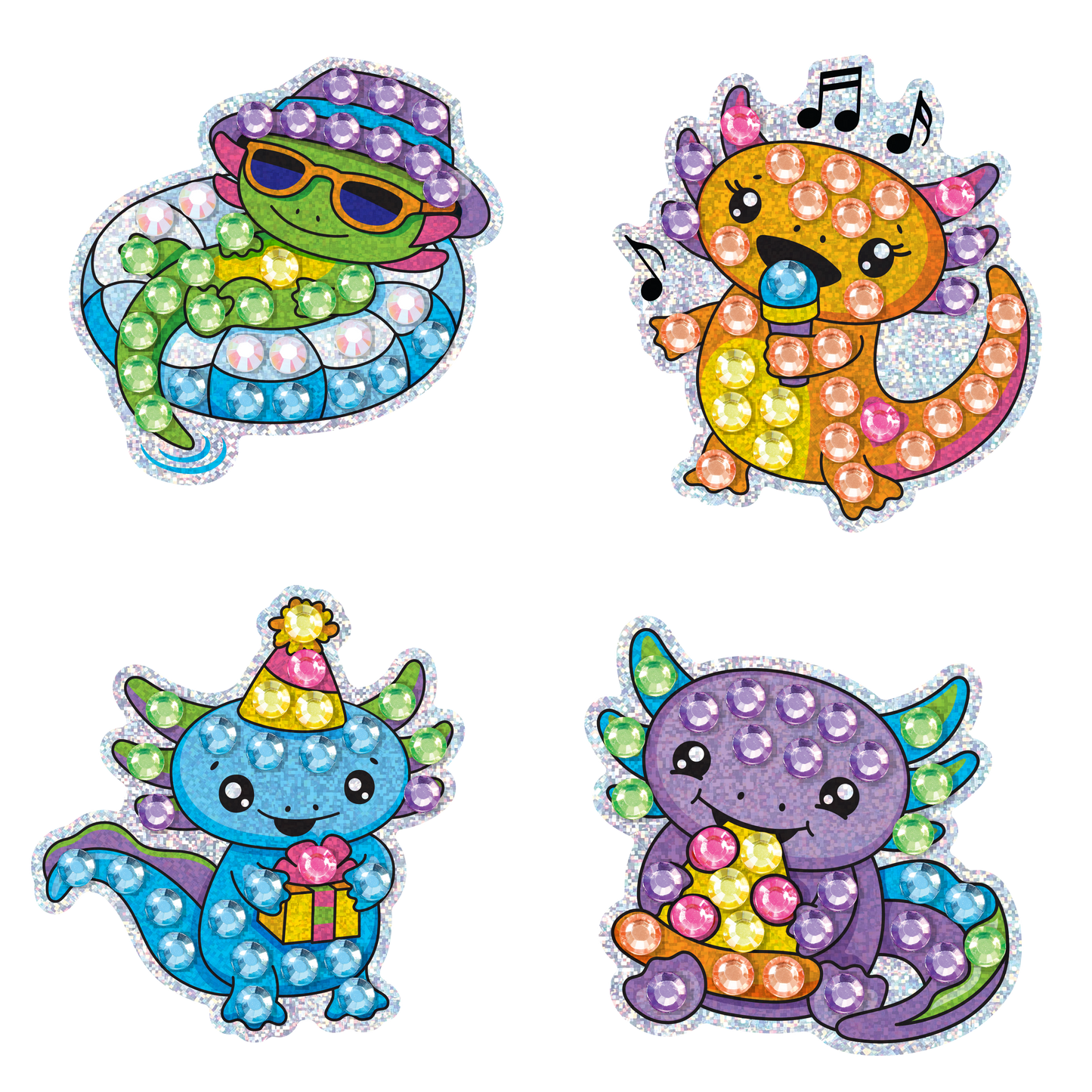 Big Gem Diamond Painting – Axolotl