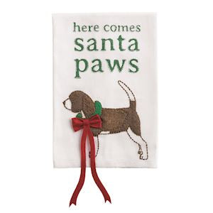 Santa Paws Pet Dangle Towel