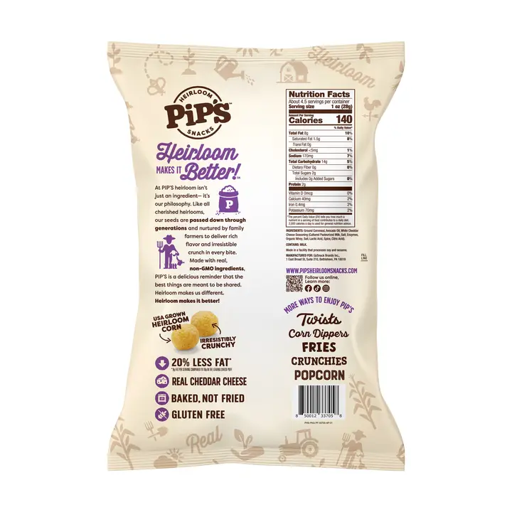 White Cheddar Cheese Balls 4.5oz Bag