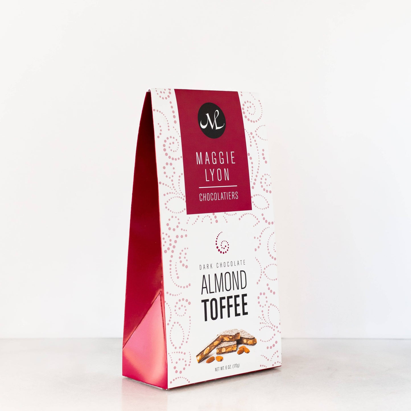 Maggie Lyon Chocolatiers - 6oz Dark Chocolate Almond Toffee