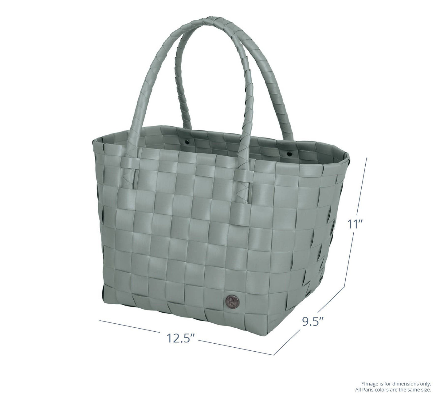 Paris Recycled Handwoven Tote Bag - Liver