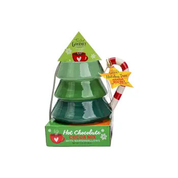 Christmas Tree Mug Set - Hot Chocolate Cocoa Mix