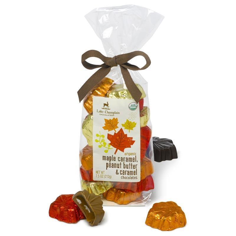 Assorted Chocolate Leaves Gift Bag 7.5oz