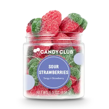 Sour Strawberry Gummies Small Cup