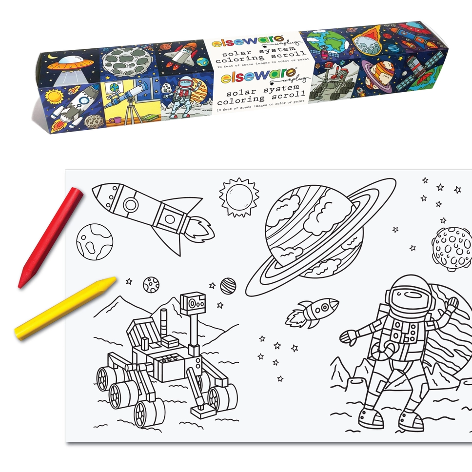 Coloring Scrolls - 10ft with Adhesive Back - Assorted Styles
