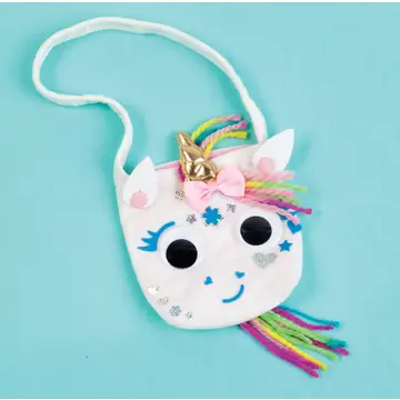 Make A No-Sew Unicorn Purse DIY Craft Kit