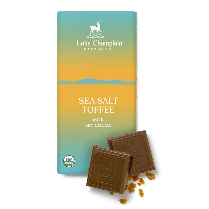 Sea Salt Toffee Organic Bar