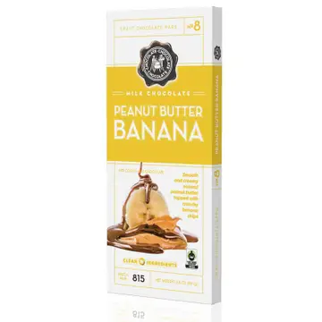 NO 8 - Milk Peanut Butter Banana Bar 3.5oz