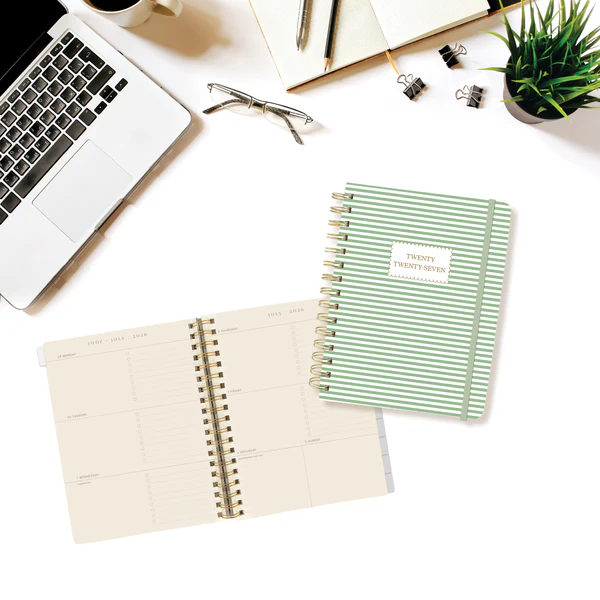 Stripes 18-Month Hardbound Planner