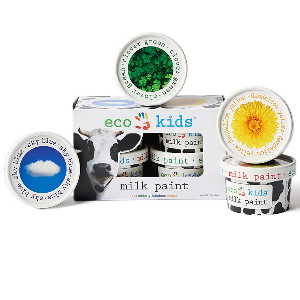 Milk Paint - Natural, Non-Toxic Tempera Paint - 4 Colors