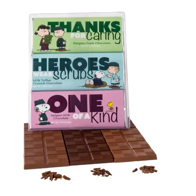 Peanuts Gang Healthcare Heroes Chocolate Bar Pack Assorted
