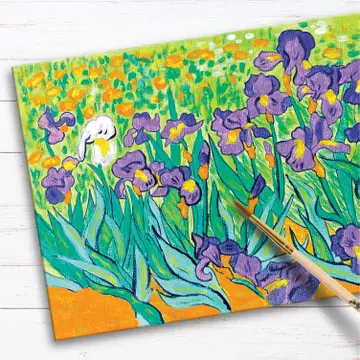 Paint By Number Museum Series – Irises