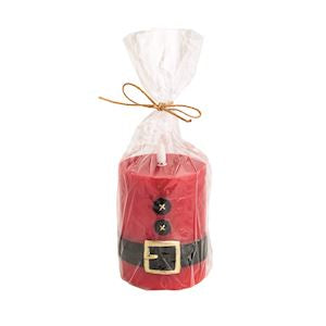 Small Santa Flameless Pillar