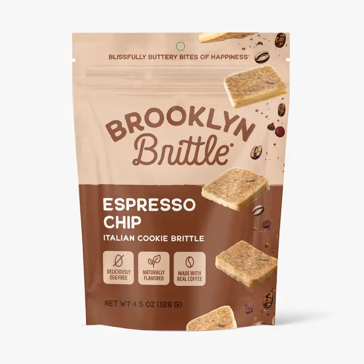 Italian Cookie Brittle – Espresso Chip | Pouch Bag