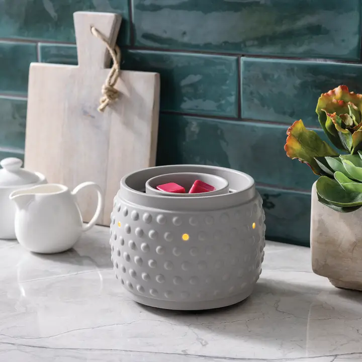 Fan Fragrance Warmer Beaded Slate