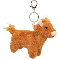 Highland Cow Plush Charm