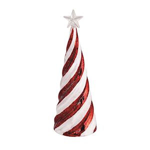 Medium Candy Cane Glass Tree