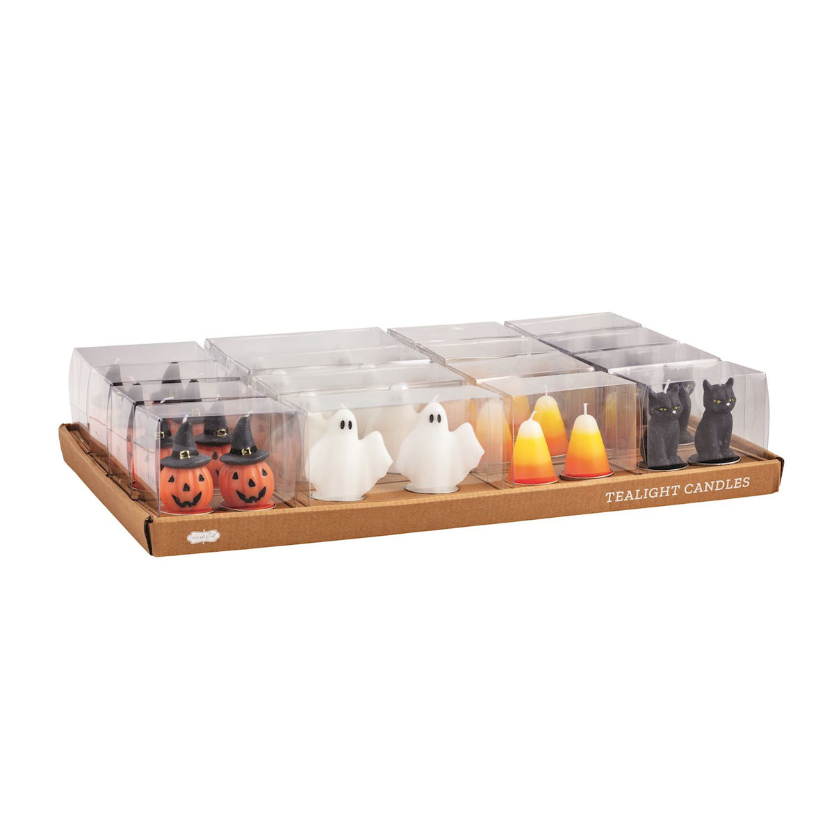 Figural Halloween Tea Light Set