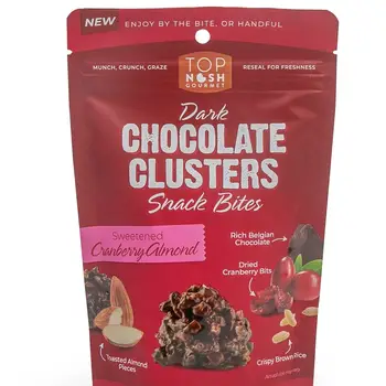 Cranberry Almond Dark Chocolate Clusters Snack Bites