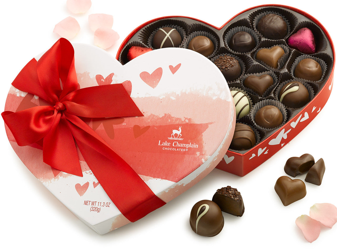 Grand Valentine Chocolate Heart 21pc Box