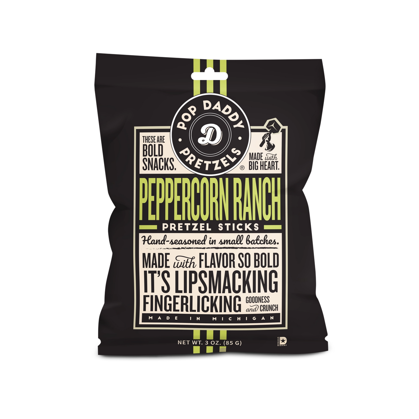 Seasoned Pretzels - 3oz - Peppercorn Ranch