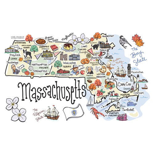 Massachusetts Party Cup 24oz