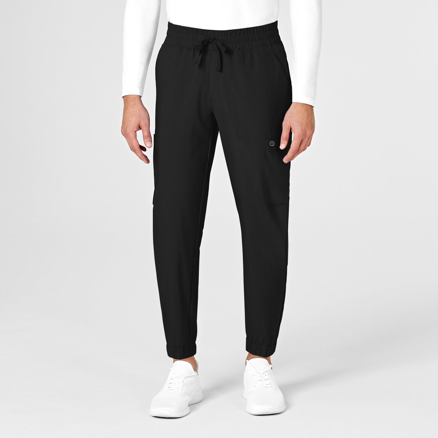 W123 Men's Cargo Jogger Scrub Pant