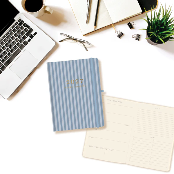 Stripes 18-Month Hardbound Planner