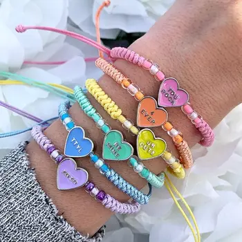 Be Mine Conversation Heart Valentines Bracelet - Assorted Styles