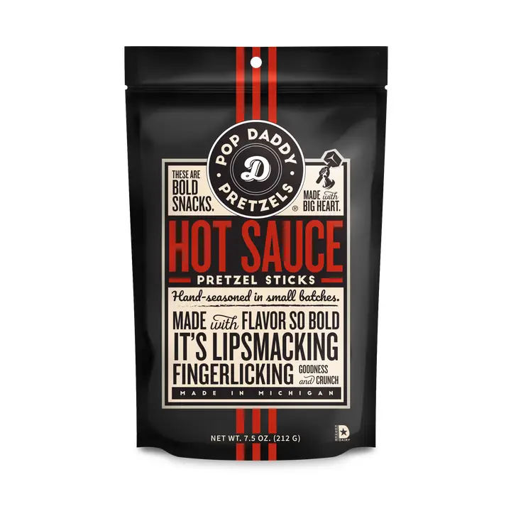 Seasoned Pretzels - 7.5oz - Hot Sauce