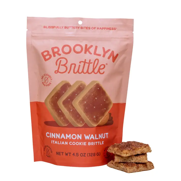 Italian Cookie Brittle – Cinnamon Walnut | Pouch Bag