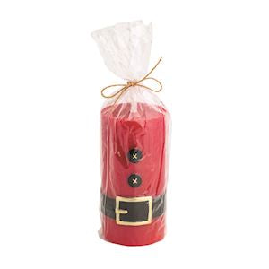 Large Santa Flameless Pillar