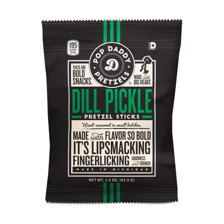 Seasoned Pretzels - 1.5oz - Dill Pickle
