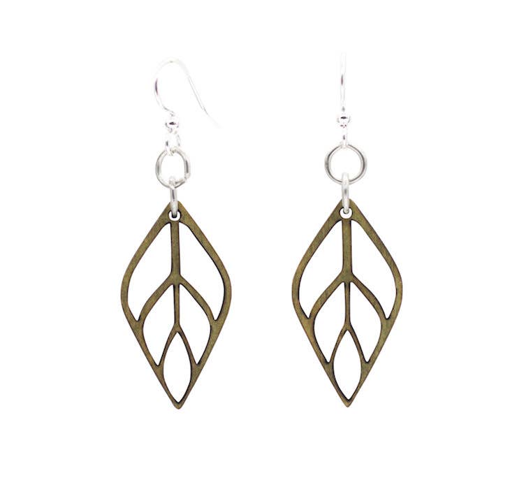 Flame Blossom Earrings: Apple Green