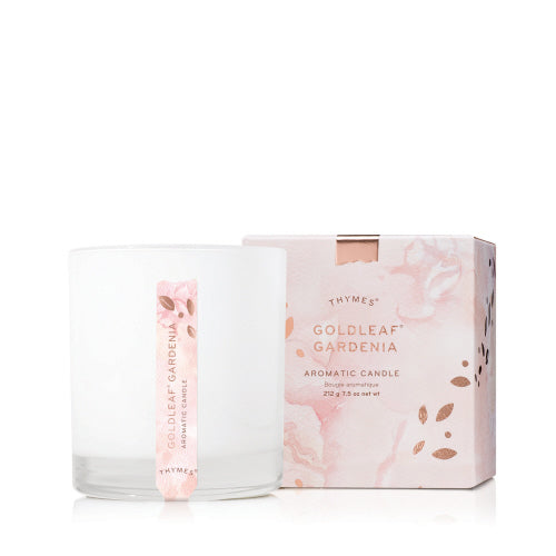 Goldleaf Gardenia Poured Candle