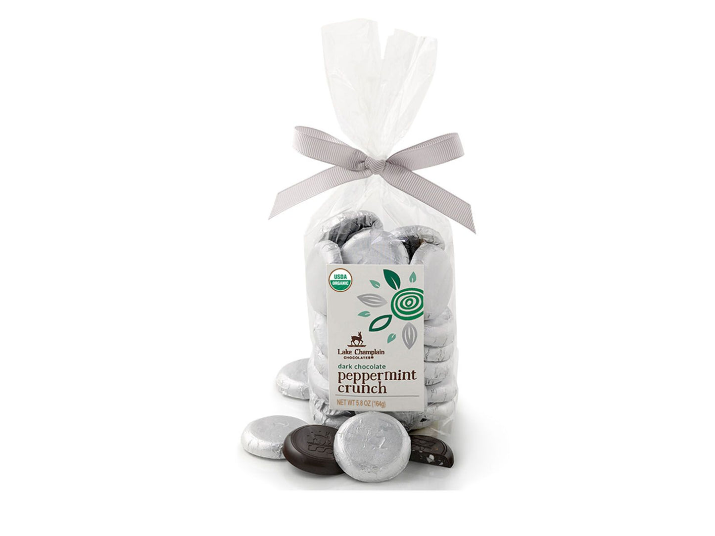 Dark Mint Crunch Organic Coins Gift Bag
