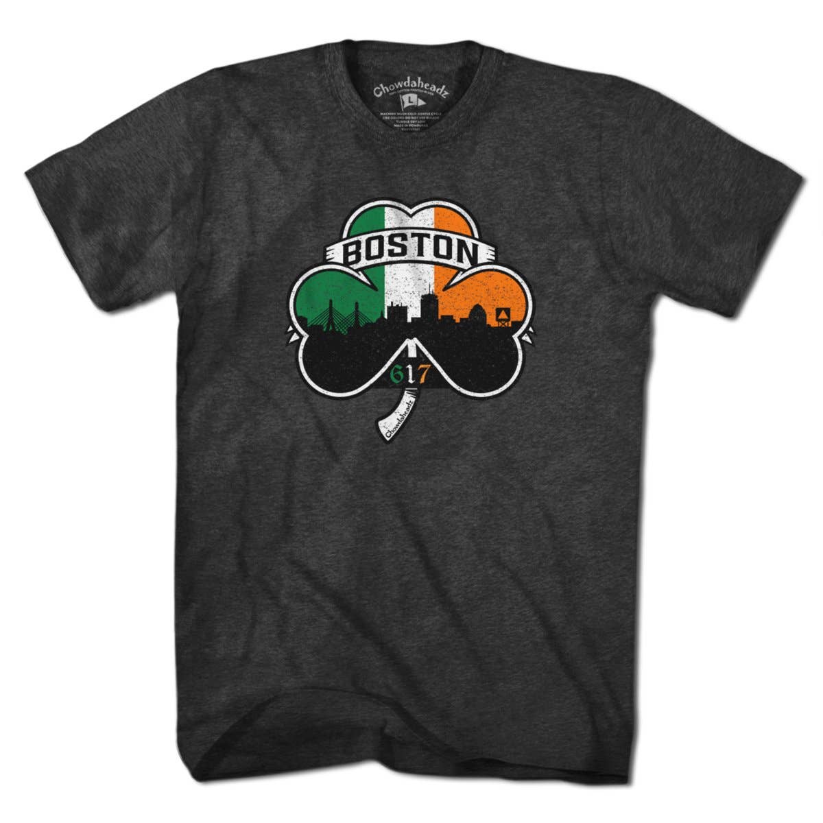 Shamrock Coat Of Arms T-Shirt | Unisex / 3XL / Charcoal