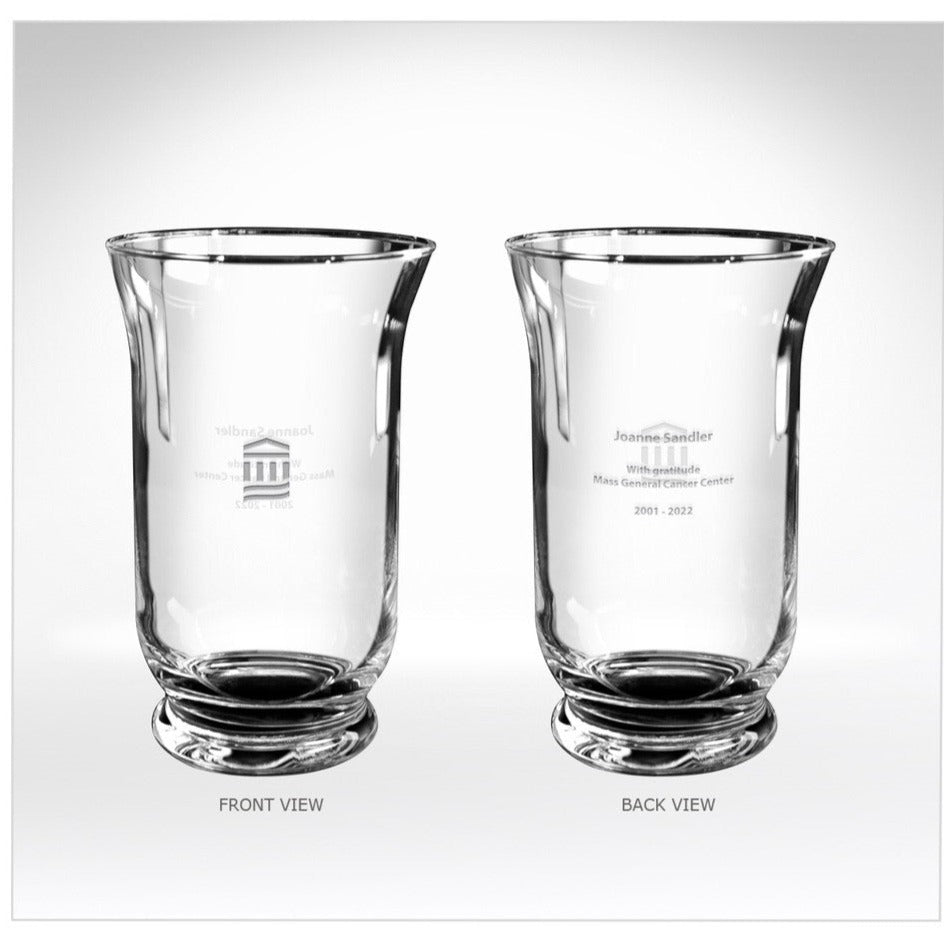 MGH Glass Volante Vase 10"